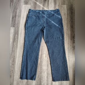 Westbound Plus Classic Blue Women's Straight Leg Jeans 18W